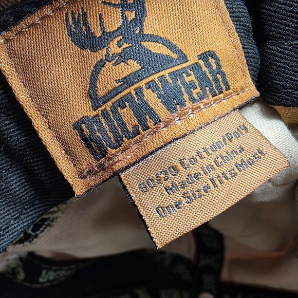 Buckwear Deer Predator Mens Brown Adjustable Hunting Hat Casual Outdoors - Picture 6 of 9